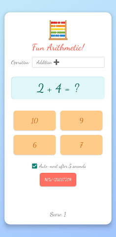 Kids Math - Fun Arithmetic screenshot 3