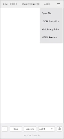 DApps Text Editor screenshot 2
