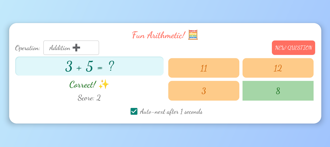 Kids Math - Fun Arithmetic screenshot 4