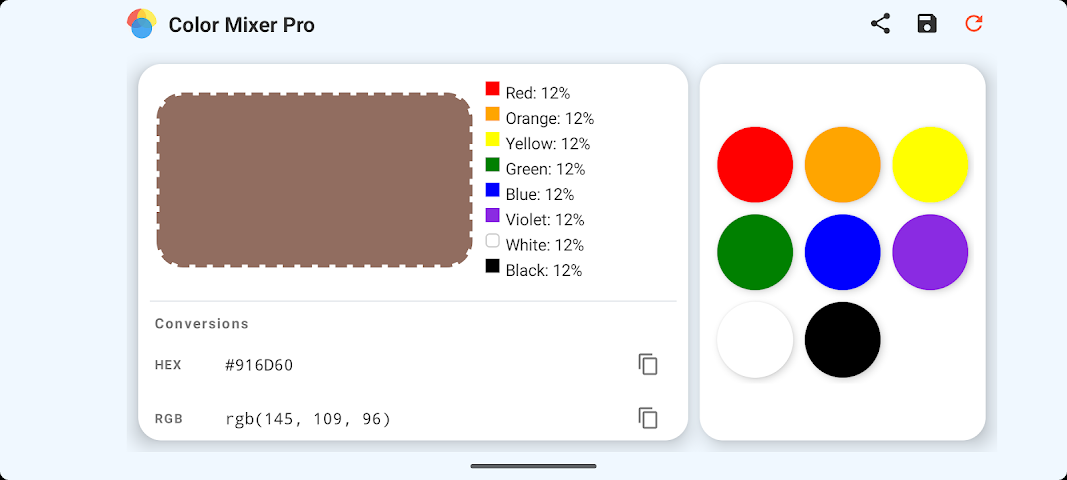 Color Mixer Pro screenshot 3