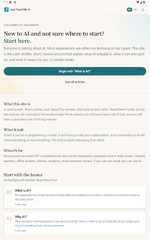 Just Teach Me AI screenshot 7