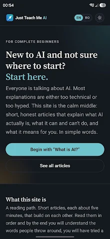 Just Teach Me AI screenshot 2